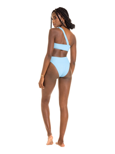 Dallas One Shoulder Bikini Top - Marine Blue